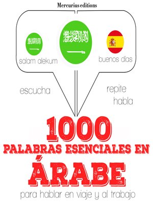 cover image of 1000 palabras esenciales en árabe